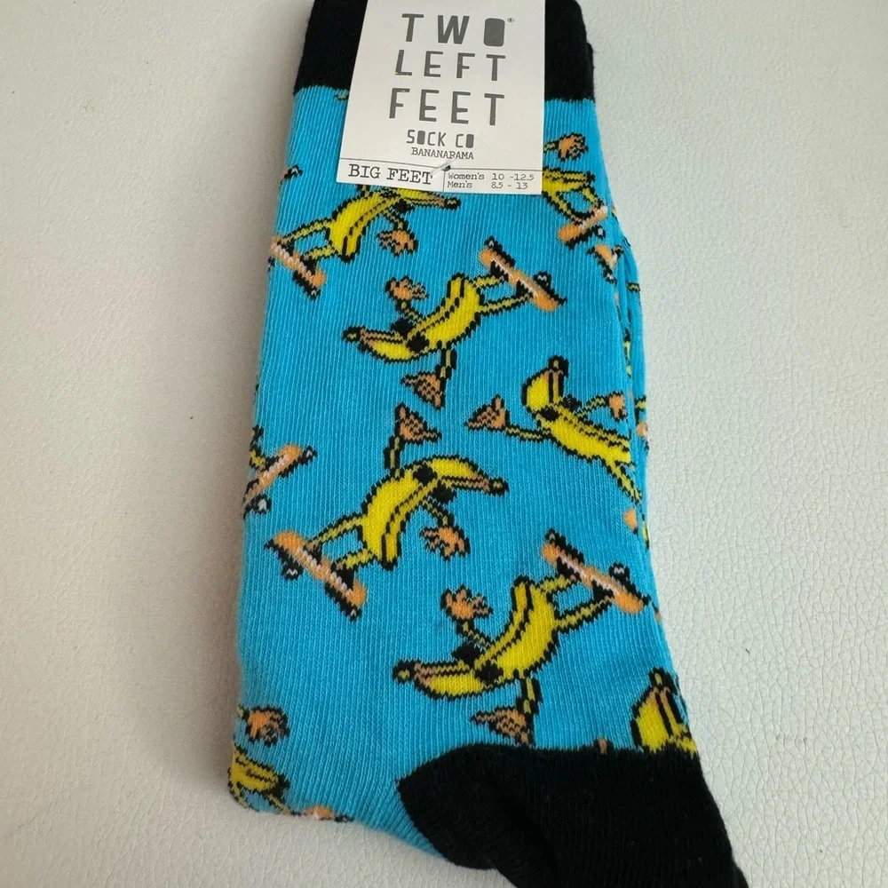NWT Two Left Feet bananarama 🍌 socks